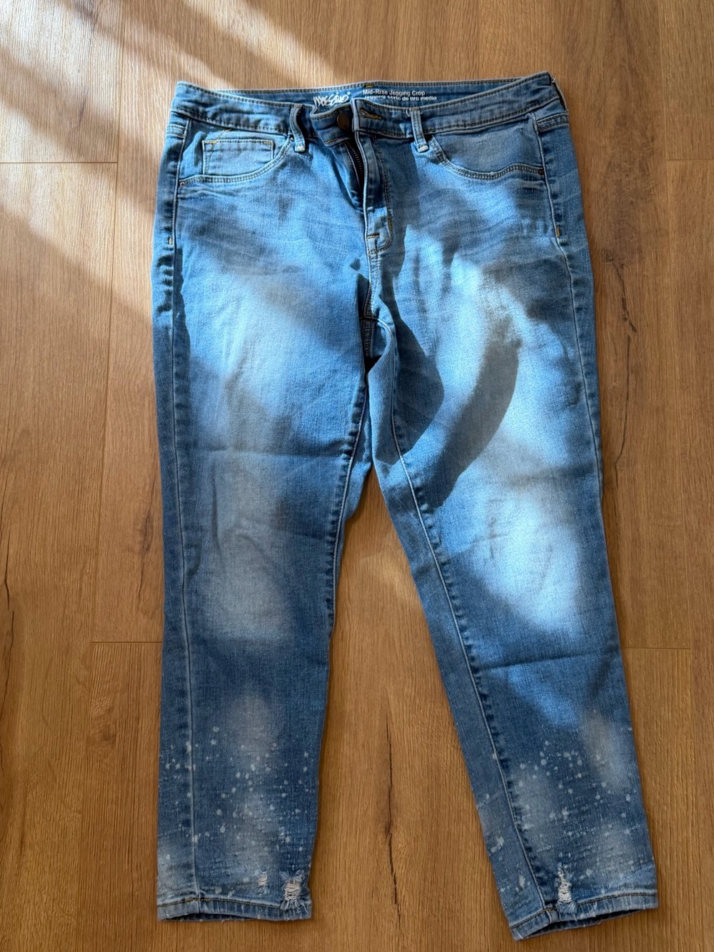 Women's Skinny Blue Washed Jeans